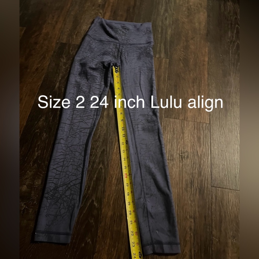 Lululemon Athletica Black Leggings High-Waist Stretch